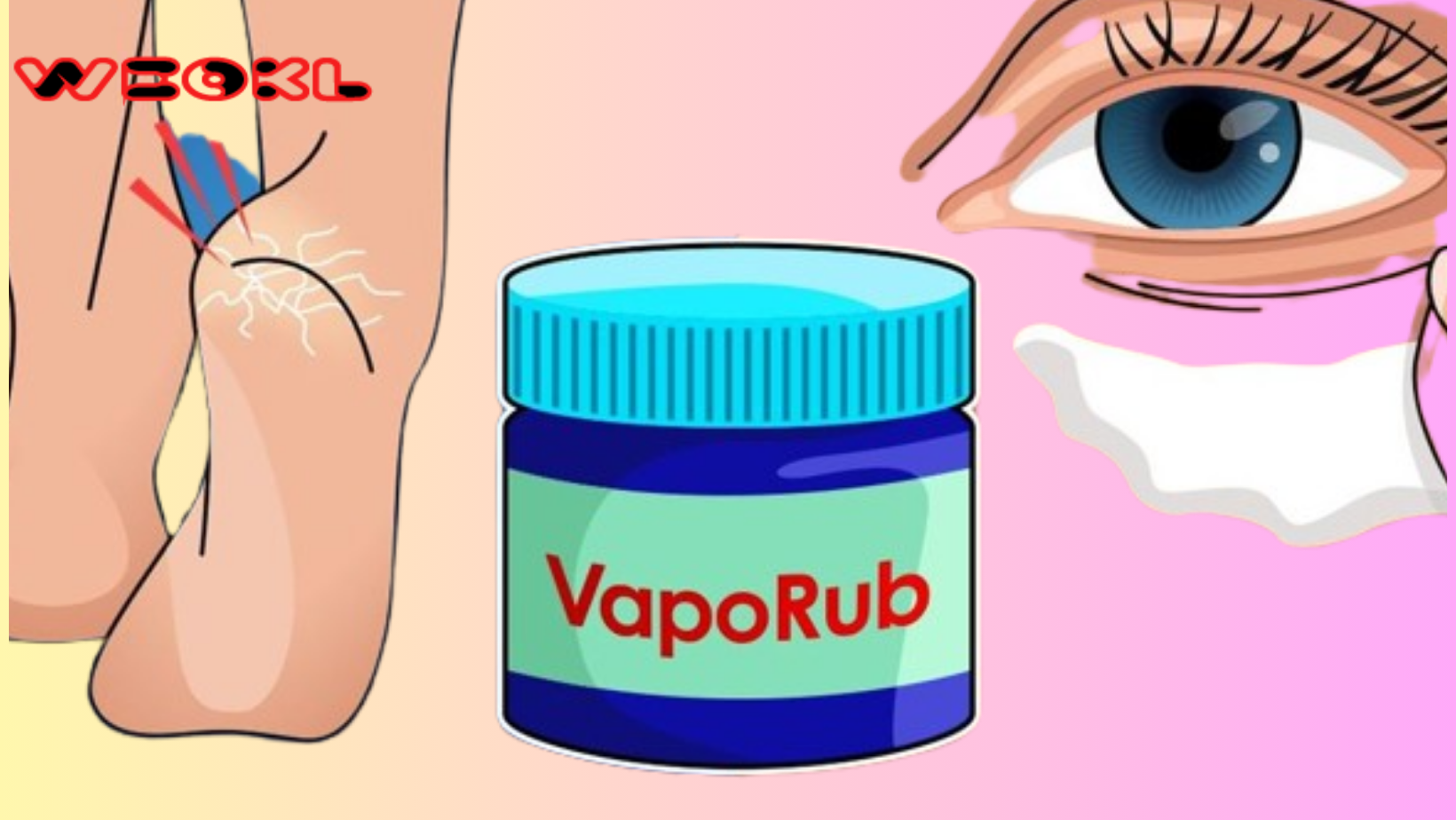 Apply Vicks Vaporub to this area on your body every night before bed